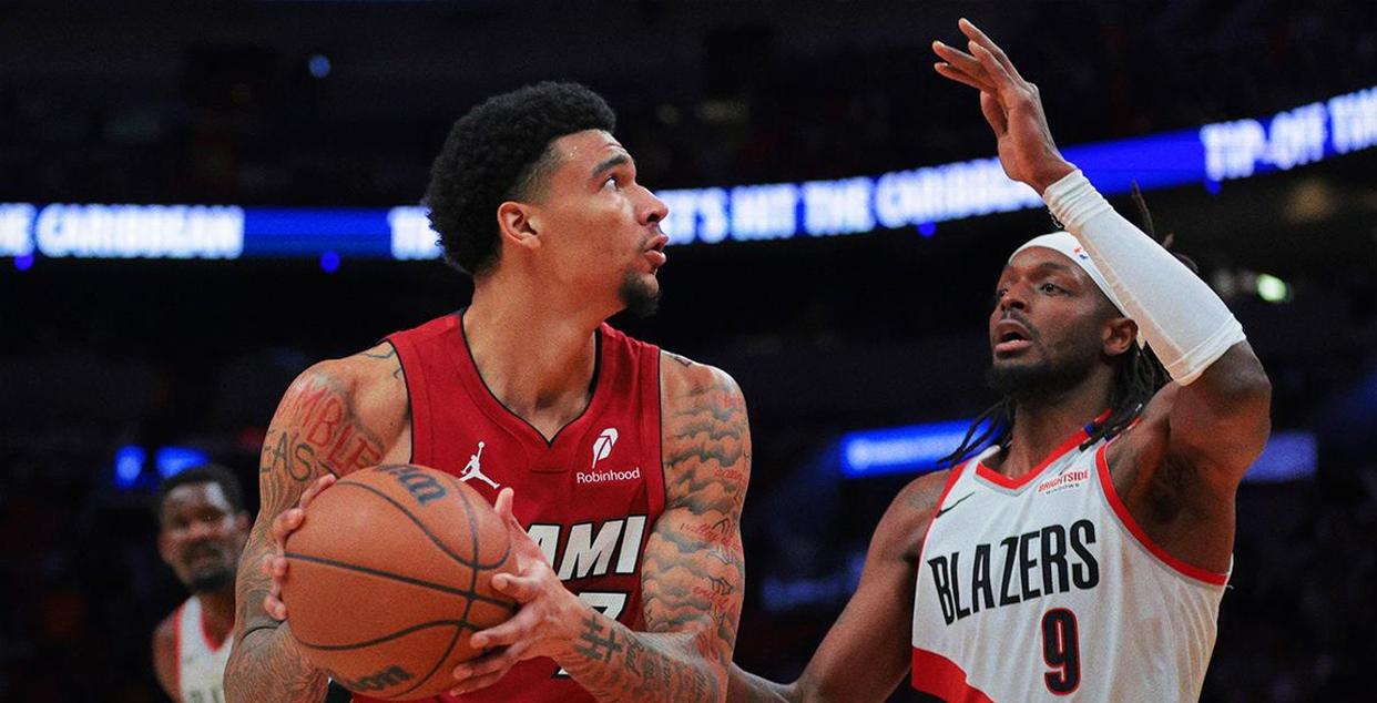 关于热火惨败开拓者，巴姆连续两场20+得分的信息